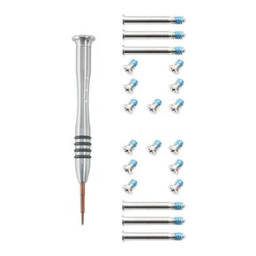 2 Sets Replacement Screws with Screwdriver for MacBook Pro 13" 15" 17" A1278 A1286 A1297 2009-2012, Unibody Bottom Case Cover Phillips Repair
