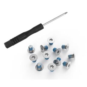 12PCS M2x3 Torx T5 Screws for Razer Blade 14 15, Dell XPS 13 9343 9350 9360 9370 9380, XPS 15 9500 9510 9520 9530 9550 9560, Precision 5520 5530 5540, HP Envy 13 Laptop w/Screwdriver, Sliver