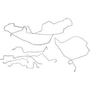 Dorman 919-280 Stainless Steel Brake Line Kit Compatible with Select Dodge Models (OE FIX)