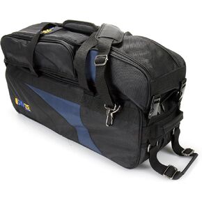KAZE SPORTS 3 Ball Deluxe Bowling Tournament Roller Tote with Detachable Shoe and Accessory Bag