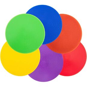 Spot Markers 9 Inch 10 Inch Non-Slip Rubber Agility Markers for Football, Basketball Training Markers, Dance Practice and Drills with Flat Cones Points