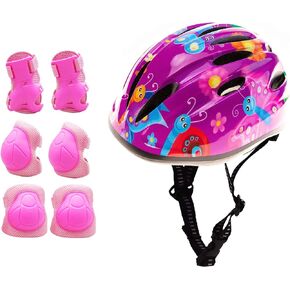 Girl Helmet for Bike,Kids Bike Pink Helmet for Girls Approximately Ages 3-10 Years Adjuastable and Multi-Sport, from Toddler to Kids CPSC Certicated