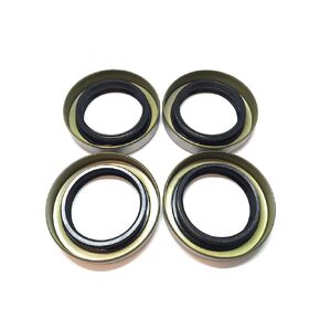 (Pack of 4) WPS Double Lip Trailer Axle Hub Grease Seals 1.68'' X 2.56'' X 0.500'' WPS 168255TB for 1 3/8'', L68149 Trailer Wheel Bearings