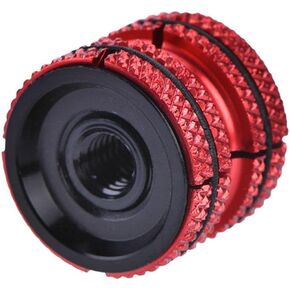 Bicycle Headset Expander Plug, Bike Headset Carbon Fork Compression Plug for 28.6mm(Red) Compression Plug Carbon Steerer Bike Headset Compression Plug