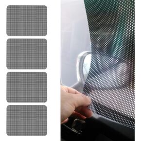 4PCS Car Window Shades, Side Window Sun Shade, Side Automotive Window Sunshades, Car Window Sunshade Film, Baby Car Window Shades Use for Block Sun Glare and UV Rays Universal for Most Car