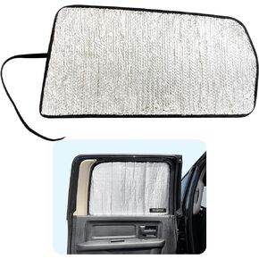 YelloPro Side Window Front Seat Sunshade Custom Fit for 2010 2011 2012 2013 2014 2015 2016 2017 2018 2019 2020 2021 2022 2023 2024 Dodge RAM 2500 3500-2 Door Regular Cab - (2pcs)