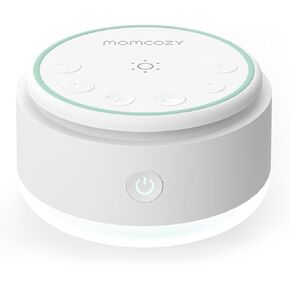 Momcozy Sound Machine for Baby-20 Soothing Sounds & Touch Light Portable White Noise for Kids & Adults for Sleeping Timer and Memory | Ideal Travel Companion & Nursery Must-Have & Outing | Shower Gift