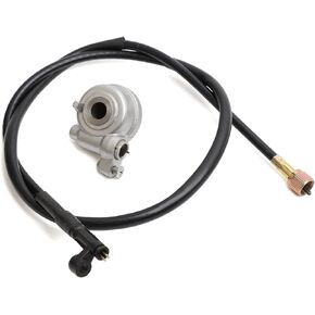 Minho Motorcycle Speedometer Drive Gear with Cable Kit 12mm Axle Hole Scooter Speedometer Drive Gear with E-100cm Speedometer Line Fit for Chinese GY6 Scooter Mopeds Parts in Saudi Arabia