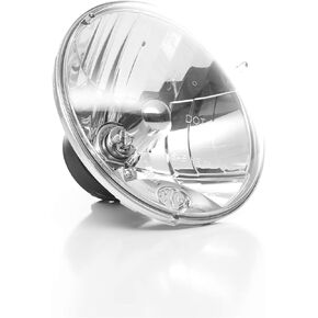 KC HiLiTES 42302 H4 Headlight Conversion Kit for Jeep JK, chrome, size:- 7 inches diameter