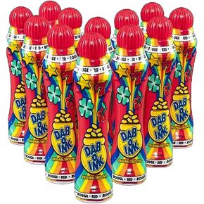 Dab-O-Ink One Dozen 4oz أحمر بينجو داوبر