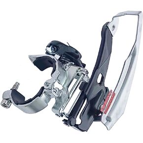 Bike Front Derailleur Compatible with 3X6/7 Speed Tourney FD-TY500 Up Swing Dual-Pull for Mountain Road Bike MTB BMX with Size 31.8 mm