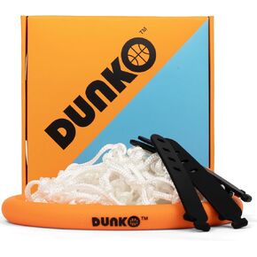 Dunko Slam Skin Outdoor Net and Basketball Rim Protector Gives You All Game and No Pain | Protects Hands from Blisters and Other Injuries at The Rim | Slam Dunk with Confidence