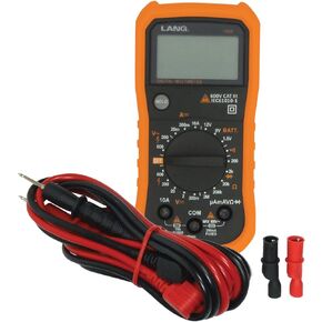 Lang Tools 13809 CAT III Digital Multimeter, Black, One Size