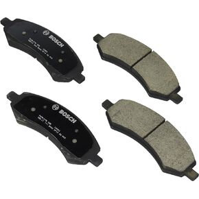 BOSCH BC1084 QuietCast Premium Ceramic Disc Brake Pad Set - Compatible With Select Chrysler Aspen; Dodge: Dakota, Durango, Ram 1500; Mitsubishi Raider; Ram: 1500, Dakota; FRONT
