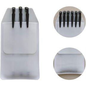 Pack of 10 Pocket Protectors, Heavy PVC Pen Holder Pouch, Pocket Pen Leak protector for Hospital School Office Supplies (White)