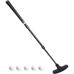 مضرب جولف صغير من Asyxstar - مضارب جولف للرجال الذين يستخدمون اليد اليمنى أو مضرب الجولف باليد اليسرى للأطفال والنساء مجموعة نوادي الجولف الصغيرة - مضارب جولف قابلة للتعديل في اتجاهين مع 5 كرات لممارسة الجولف in Kuwait