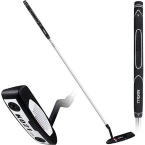 KOFULL Golf Putter, Golf Putters for Men Right Handed - 35 Inches Men's Putter Right Handed Golf Gifts for Men, Rubber Grip Blade Putter for Indoor or Outdoor Training