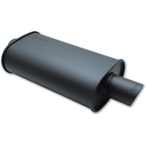 Vibrant Performance Vibrant 1147 Streetpower Black Flat Oval Muffler, 20 inches