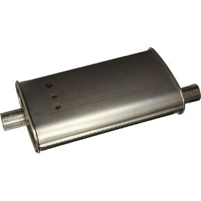 Walker Exhaust Quiet-Flow Stainless Steel 22266 Direct Fit Exhaust Muffler 1.5" Inlet (Inside) 1.5" Outlet (Inside)