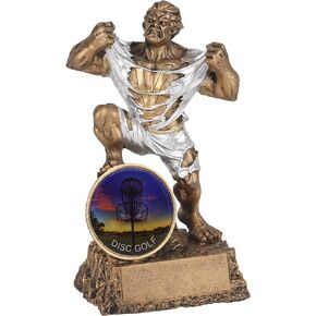 Monster Victory Trophy - 6.75 Inch Tall | 1st, 2nd , or 3rd Place, Bowling, Chili Cook Off, Cornhole, Disc Golf, Fantasy Football, Golf, March Madness, Poker, Top Sales - Engraved Plate on Request