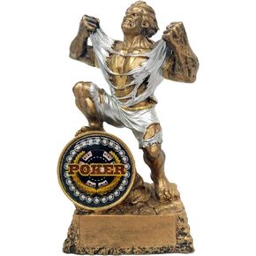 Monster Victory Trophy - 6.75 Inch Tall | 1st, 2nd , or 3rd Place, Bowling, Chili Cook Off, Cornhole, Disc Golf, Fantasy Football, Golf, March Madness, Poker, Top Sales - Engraved Plate on Request