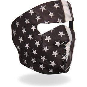 Hot Leathers Unisex-Adult Calavera Half Face Mask (Black, One Size)