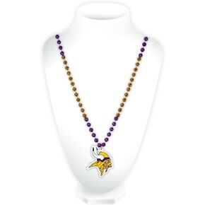 Rico Industries NFL unisex-adult Team Logo Mardi Gras Style Beads