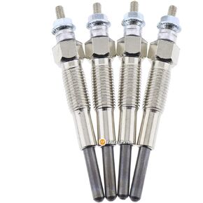 FridayParts 4 Pcs Glow Plug 185366190 TPN257 for Perkins Engine 403D-15 404D-22 403D-17 403C-15 404C-22 102-04 103-07 104-22