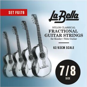 La Bella FG112 Fractional Classical Guitar String - 1/2 Size