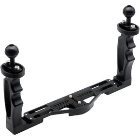 دعامة مقبض الكاميرا تحت الماء من LetonPower، حامل تثبيت فيديو من سبائك الألومنيوم بمقبض مزدوج قابل للتمديد مع فتحة لولبية 1/4 بوصة in Kuwait