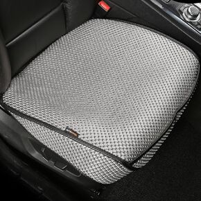 Auto Newer Summer Breathable Universal Four Seasons Car Seat Covers, Luxury Include Front Car Seat Protector and RearCar Seat Cushion,Compatible with 95% Vehicles， Fit for Cars Truck SUV (Beige,3PCS)