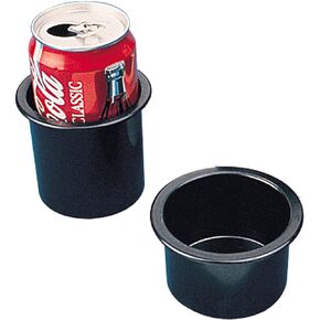 Sea-Dog 588000 Flush Mount Drink Holder, 2" Deep - Black