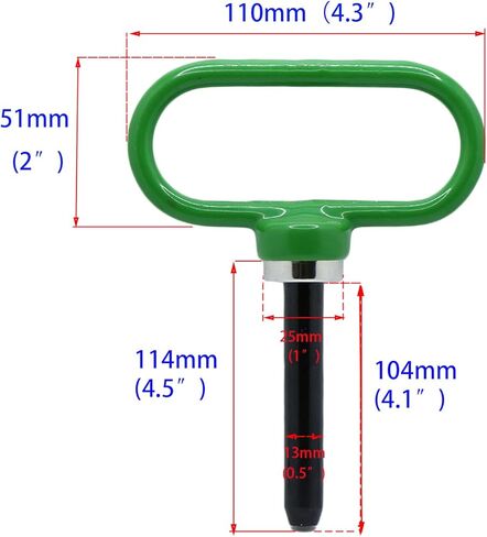 دبوس وصلة مقطورة جزازة العشب المغناطيسي، قفل دبوس بوابة المقطورة بمغناطيس النيوديميوم شديد التحمل، دبوس وصلة سحب لخطاف بيد واحدة للتشغيل والإيقاف، وصلة ربط آمنة في الحديقة والسحب خلف المرفقات in Kuwait