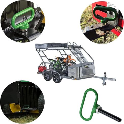 دبوس وصلة مقطورة جزازة العشب المغناطيسي، قفل دبوس بوابة المقطورة بمغناطيس النيوديميوم شديد التحمل، دبوس وصلة سحب لخطاف بيد واحدة للتشغيل والإيقاف، وصلة ربط آمنة في الحديقة والسحب خلف المرفقات in Kuwait