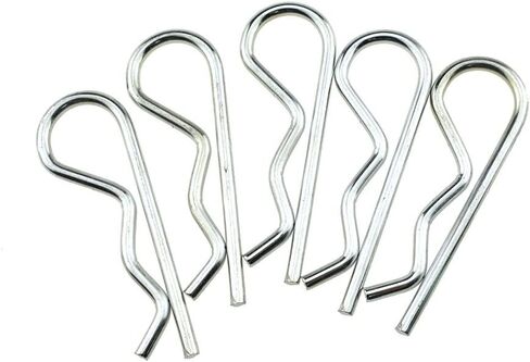 Hao Pro Hitch Pins Clips Cotter Pins Spring Clip دبابيس الشعر 9 حزمة لدبابيس وصلة المقطورة توتر زنبركي قوي أكثر سمكًا ومتين لقضيب السحب والجرارات وعربات الجزازة والشاحنة 3.5 مم قطر السلك 75 مم طول in Kuwait