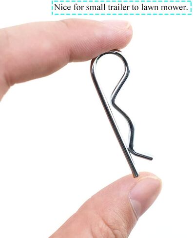 Hao Pro Hitch Pins Clips Cotter Pins Spring Clip دبابيس الشعر 9 حزمة لدبابيس وصلة المقطورة توتر زنبركي قوي أكثر سمكًا ومتين لقضيب السحب والجرارات وعربات الجزازة والشاحنة 3.5 مم قطر السلك 75 مم طول in Kuwait