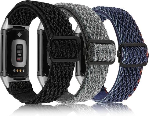 Wearlizer Elastic Band Compatible with Fitbit Charge 6/Charge 5 Bands Women in Kuwait