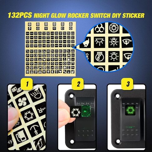 Nilight 90106B 2 Gang Rocker Switch Panel 5 Pin On Off Pre-Wired Rocker Switch Aluminum Panel Waterproof Switche Panel for 12V/24V Automotive Cars Marine Boats ATVs Trailers,2 Years Warranty , Blue in Saudi Arabia
