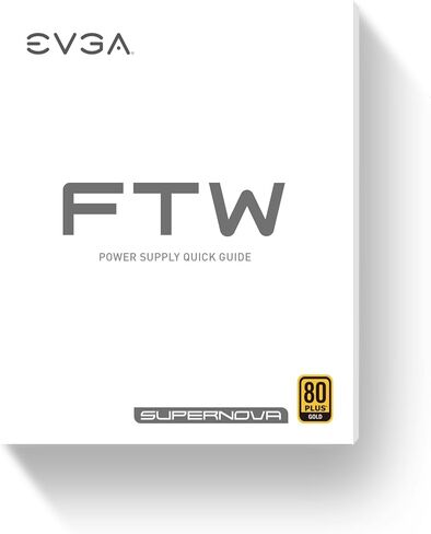 EVGA Supernova 1000G FTW ATX3.0 & PCIE 5, 80 Plus Gold Certified 1000W, 12VHPWR, Fully Modular, ECO Mode with FDB Fan, 100% Japanese Capacitors, Compact 150mm Size, Power Supply 535-5G-1000-K1 in Kuwait