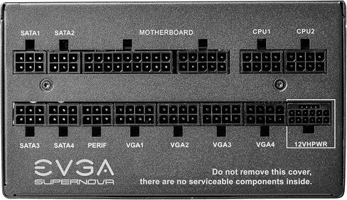 EVGA Supernova 1000G FTW ATX3.0 & PCIE 5, 80 Plus Gold Certified 1000W, 12VHPWR, Fully Modular, ECO Mode with FDB Fan, 100% Japanese Capacitors, Compact 150mm Size, Power Supply 535-5G-1000-K1 in Kuwait