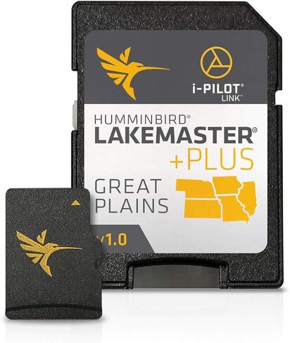 Humminbird 600017-4 LakeMaster PLUS Great Plains V1 خرائط GPS الرقمية بطاقة صغيرة in Saudi Arabia