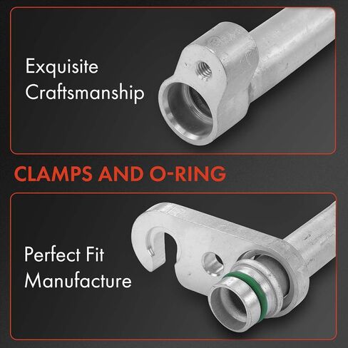 A-Premium A/C Suction Line Hose Assembly Compatible with Toyota Corolla 2009-2011, Corolla 2012-2013 1.8L, Matrix 2009-2014, From Evap in Saudi Arabia