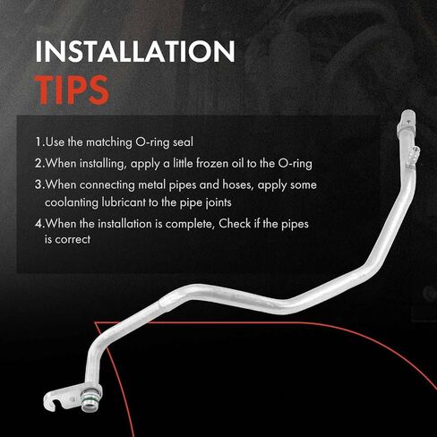 A-Premium A/C Suction Line Hose Assembly Compatible with Toyota Corolla 2009-2011, Corolla 2012-2013 1.8L, Matrix 2009-2014, From Evap in Saudi Arabia