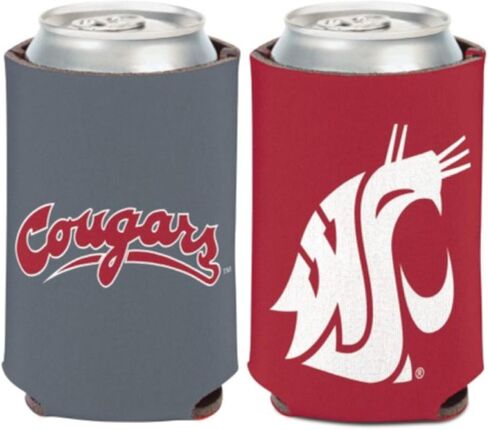 علبة التبريد WinCraft Washington State University WSU Cougars، عبوة واحدة، 12 أونصة. (تصميم قابل للطي على الوجهين) in Kuwait