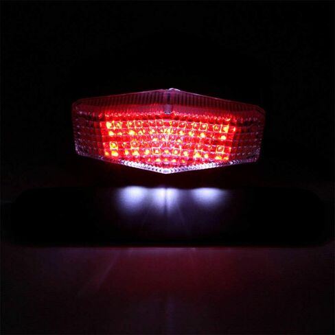 License Plate Holder Fender Eliminator Rear Tail Tidy LED Brake Lights Turn Signal For Suzuki DRZ400 S/SM DR-Z (Clear) in Saudi Arabia