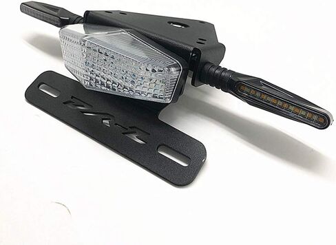 License Plate Holder Fender Eliminator Rear Tail Tidy LED Brake Lights Turn Signal For Suzuki DRZ400 S/SM DR-Z (Clear) in Saudi Arabia