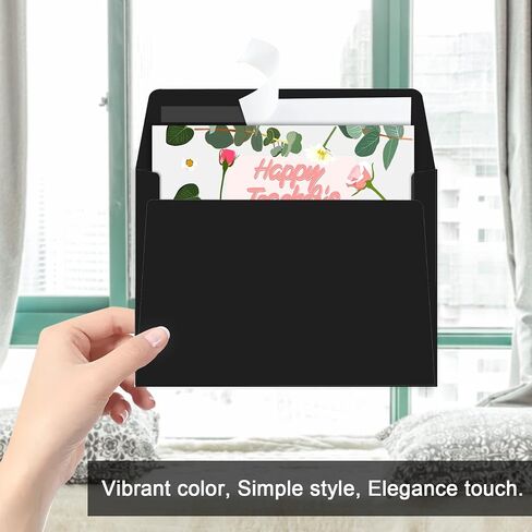 50 Packs of White 4X6 Envelopes for Invitation, A6 White Envelopes Self Seal for Cards, Photos, Wedding, Birthday, Party, Babay Shower in Saudi Arabia