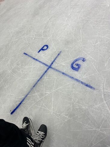 قلم الهوكي - أفضل قلم تحديد في العالم للكتابة على الجليد (أحمر) in Kuwait