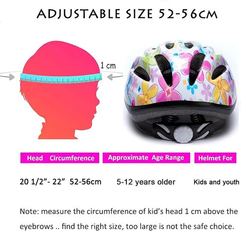 Girl Helmet for Bike,Kids Bike Pink Helmet for Girls Approximately Ages 3-10 Years Adjuastable and Multi-Sport, from Toddler to Kids CPSC Certicated in Saudi Arabia