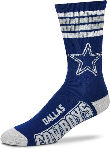 للجوارب ذات الأقدام العارية من الدوري الوطني لكرة القدم الأمريكية للكبار مقاس: كبير جدًا - دالاس كاوبويز in Kuwait